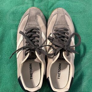 Tretorn Gray and Beige Sneakers
